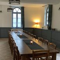 Salle à manger gîte La Baie de Somme Ferme de la Baie de Somme hébergement groupe