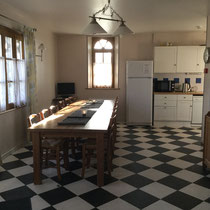 la salle à manger les Mollières Ferme Relais de la Baie de Somme gîtes de groupe baie de somme