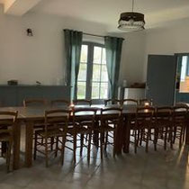 Salle à manger gîte La Baie de Somme Ferme de la Baie de Somme hébergement groupe