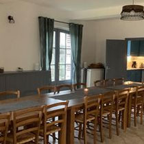 Salle à manger gîte La Baie de Somme Ferme de la Baie de Somme hébergement groupe
