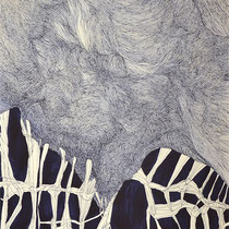 o.T., Tusche/Papier, 65 x 50 cm, 2018