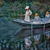 Copia da BARCHE A GIVERNY di Claude Monet