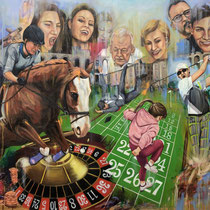 Good Game, Good Time | Oil on canvas | 145 x 160cm | 2018