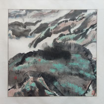 Dream Serie N°4, 56x56cm by Kuang Xu (1940-1999) 2000€