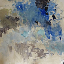 Aus der neuen Welt  Nr.1  von JI XU (1963-2014) acryl auf Papier 78x108cm  3.350.00€