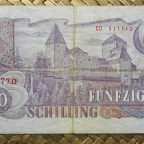 Austria 50 shillings 1962 pk.137 reverso