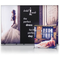 LEDUP-Promotionstand 3 Leuchtboxen mit LEDUP-Leuchtcounter