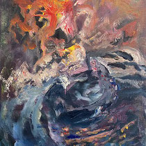 Gedankenkontrolle 100 x 50 cm | 600,- €