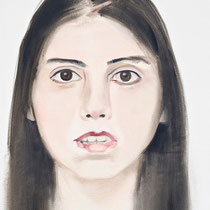 Portrait of İrem Günaydın 50x40cm oil on canvas, 23.09.2011