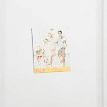 'Ideal Family I' 73x53cm (framed) colour pencils on paper, 2011