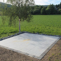 Neu erschaffener Sitzplatz