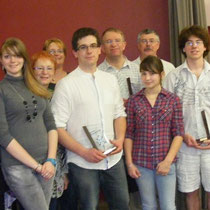 Claude, Virginie, Geneviève, Anne, Alain, Pascal, Marine, Ghislain, Julien et Marie-Pierre