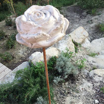 Betonrosen während Kreativferien entstanden