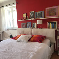 Boxspringbett für 2 Personen, Balkon