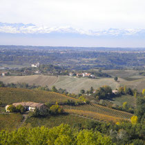 Fantastische Landschaft im Piemont