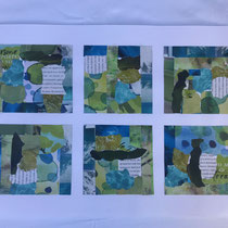 Collage 1  52 x 38 cm CHF 950 mit Rahmen