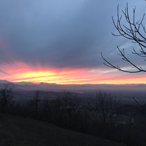 Spektakuläre Sonnenuntergänge