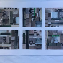Collage 2 52 x 38 cm CHF 950 mit Rahmen