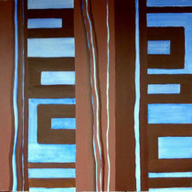 100 x 100 cm Pigmente auf LW CHF 2100