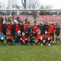 Unsere Jungs mit dem Team vom FC St.Pauli