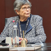 Ruth Dreifuss, alt Bundesrätin bei ihrer Rede