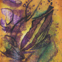 "In Windeseile" - Mischtechnik  35 x 25 cm, 2023
