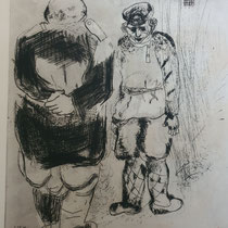 L'Homme sans passeport devant le capitaine Ispravnik