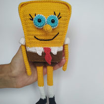 Sponge Bob amigurumi, crochet toy