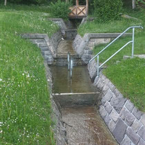 Kneippanlage in 87534 Oberstaufen- hinter dem Kurhaus im Staufenpark (Oberallgäu) 
