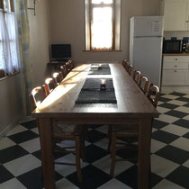 la salle à manger les Mollières Ferme Relais de la Baie de Somme gîtes de groupe baie de somme