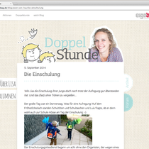 Layout für den Blog »Doppelstunde«