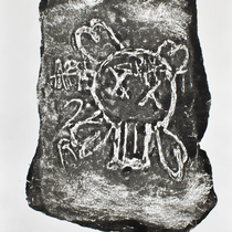 Monotype à l'encre taille-douce sur papier, 30 x 42 cm, 2023