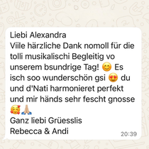 Hichzeitstrauung & Apéro