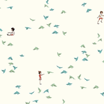 with the birds türkis