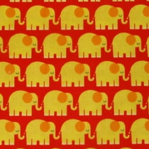 elefanten rot/gelb