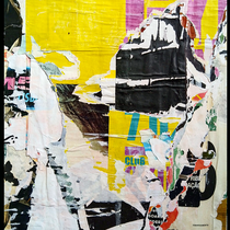 Mudam-se os tempos, décollage, 42,7 x 32,5 cm, 2020