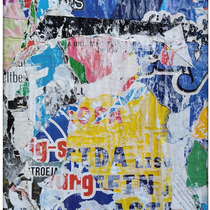 TROEJA, décollage, 30,9 x 21,4 cm, 2020
