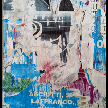 Asciutti, décollage, 53,5 x 40,3 cm, 2020