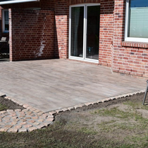 Terassenbau / Keramikverbund Platte Bauvorhaben in Wedel