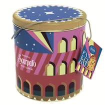 Panettone Gourmet Classico with Sicilian Orange Cubes, Honey and Bourbon Vanilla Tin 1kg