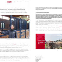 Inauguration des écuries Equidays 2023 - Ouest France 18 Septembre 2023