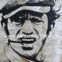 Bild von Daniela Schorno: Jean Paul Belmondo  50 x 60