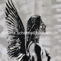 Bild von Daniela Schorno: Engel 70 x 70