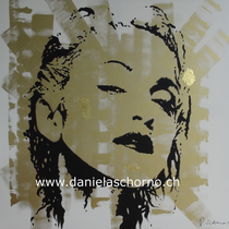 Bild von Daniela Schorno: M3 in Gold 120 x 120