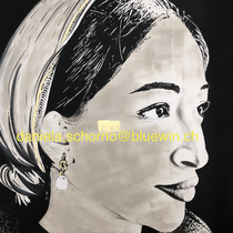 Bild von Daniela Schorno: Princess Of Dubai 100 x 100