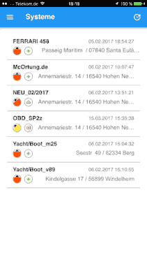 GPS-Fahrzeugortung, iPhone APP