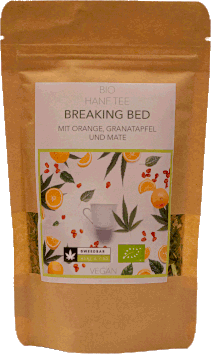 Bio Hanf Tee Energie Mate Orange Granatapfel Sweedbar Relax  Chill  Gesundheit