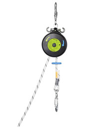 Edelrid SAFE DESCENT 9,8 mm Abseil- und Rettungsgerät mit Hubfunktion.