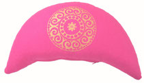 Meditationskissen halbmond klein basis pink