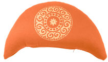 Meditationskissen halbmond klein basis orange